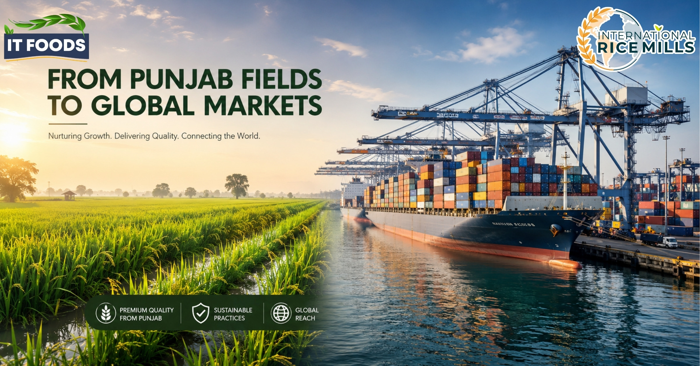 IT Foods setting the gold standard as the premier certified rice exporter in Pakistan for global B2B buyers.